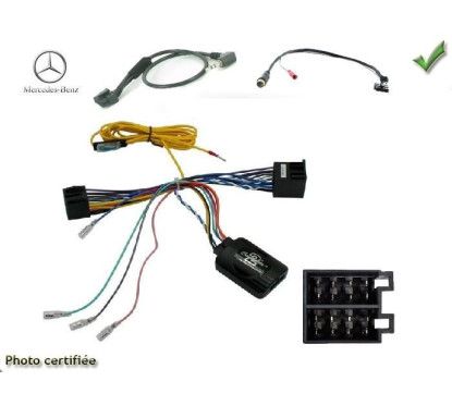 CDE AU VOLANT POUR MERCEDES VITO W224 2015- AVEC AUTORADIO AUDIO 15 ISO
