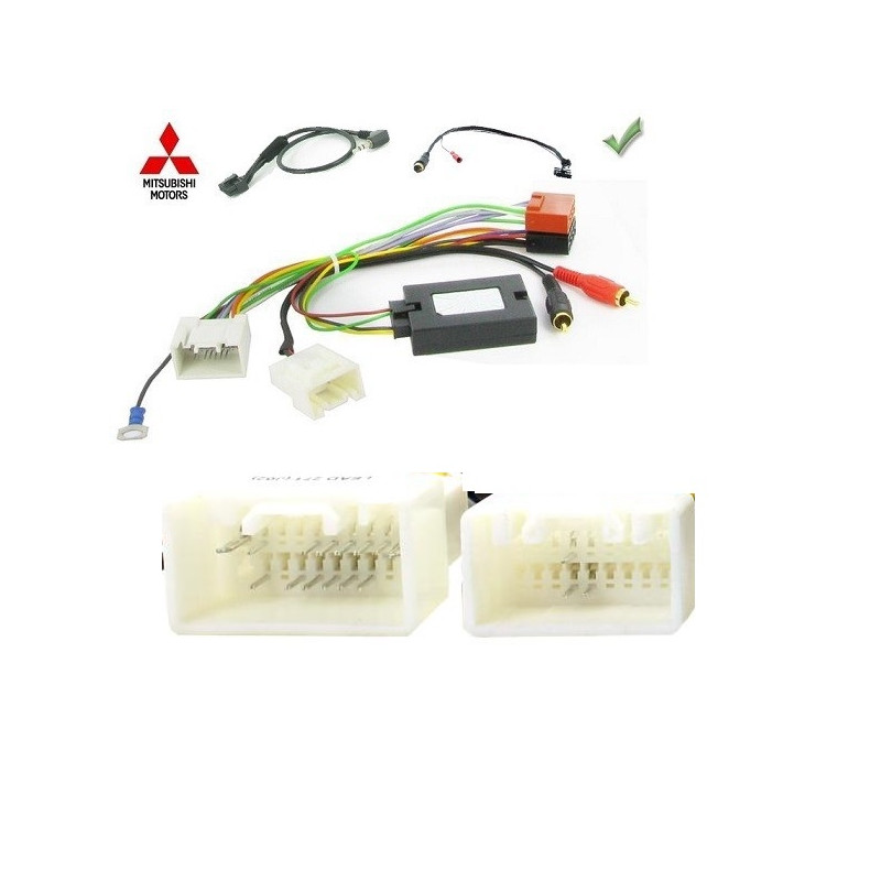 CDE AU VOLANT POUR MITSUBISHI PAJERO 2007- SANS AMPLI CDE AU VOLANT POUR MITSUBISHI PAJERO 2007- SANS AMPLI