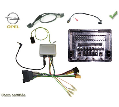 CDE AU VOLANT POUR OPEL ASTRA 2009- AVEC OU SANS RADAR DE RECUL