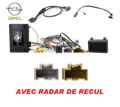 CDE AU VOLANT POUR OPEL CORSA 2017- AVEC RADAR DE RECUL