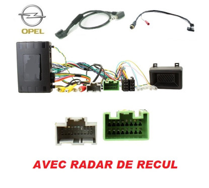 CDE AU VOLANT POUR OPEL KARL 2015- AVEC RADAR DE RECUL