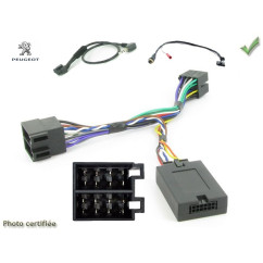 CDE AU VOLANT POUR PEUGEOT 206+ POUR ISO RD3