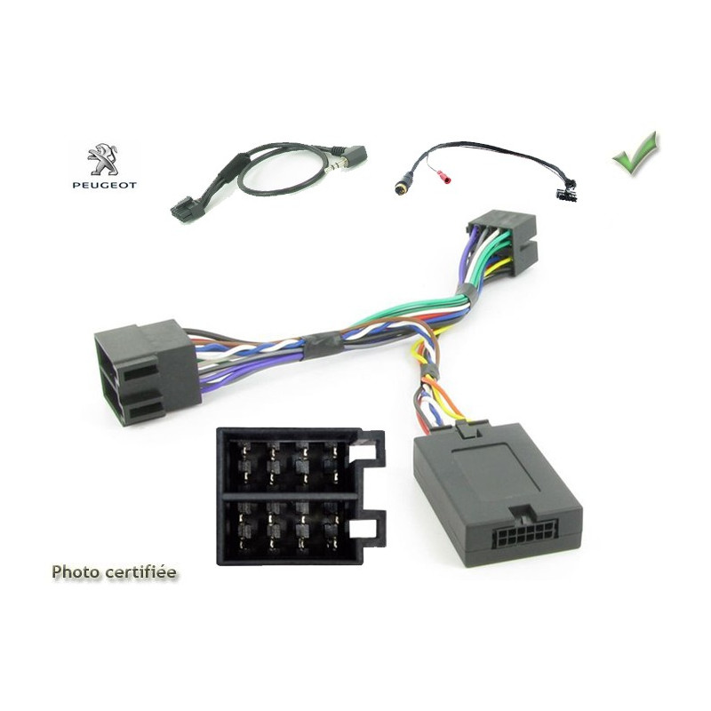 CDE AU VOLANT POUR PEUGEOT 206+ POUR ISO RD3 CDE AU VOLANT POUR PEUGEOT 206+ POUR ISO RD3
