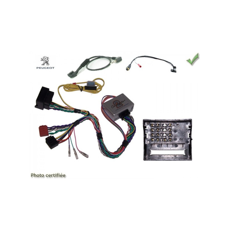 CDE AU VOLANT POUR PEUGEOT 207 2006-2012 FAKRA - FAKRA AVEC RADARS RECUL CDE AU VOLANT POUR PEUGEOT 207 2006-2012 FAKRA - FAKRA AVEC RADARS RECUL
