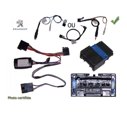 CDE AU VOLANT POUR PEUGEOT 406 1999-2002 AVEC ECRAN SEPARE