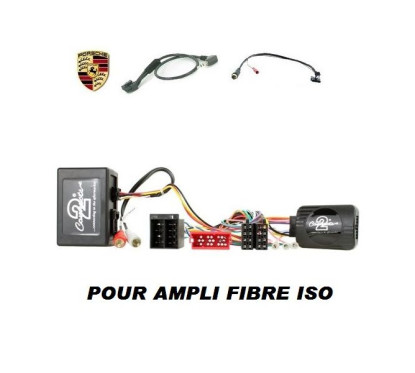CDE AU VOLANT POUR PORSCHE BOXSTER 2004-2008 (987) - POUR AMPLI FIBRE ISO