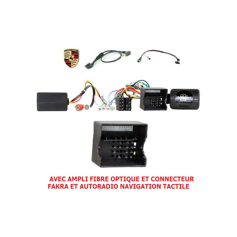 CDE AU VOLANT POUR PORSCHE CAYENNE 2007-2010 POUR AMPLI FIBRE CDE AU VOLANT POUR PORSCHE CAYENNE 2007-2010 POUR AMPLI FIBRE