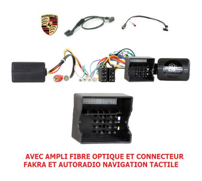 CDE AU VOLANT POUR PORSCHE CAYENNE 2007-2010 POUR AMPLI FIBRE