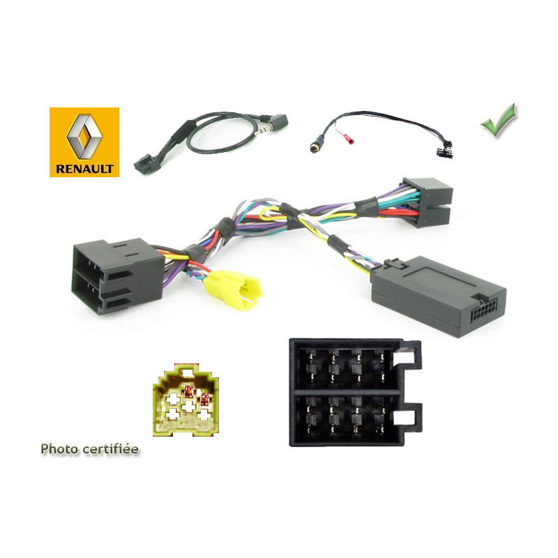 CDE AU VOLANT POUR RENAULT MASTER 2010-2017 - UPDATE LIST AVEC ECRAN DEPORTE ISO CDE AU VOLANT POUR RENAULT MASTER 2010-2017 - UPDATE LIST AVEC ECRAN DEPORTE ISO