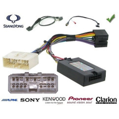 CDE AU VOLANT POUR SSANG YONG REXTON 2007-2012 AVEC BOUTON TELEPHONE