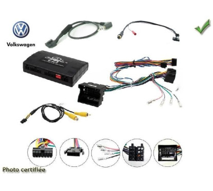 CDE AU VOLANT POUR VOLKSWAGEN BEETLE 2015- AVEC INFODAPTER