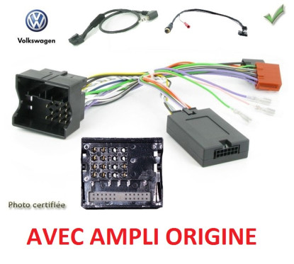 CDE AU VOLANT POUR VOLKSWAGEN BETTLE 2012- PASSAT 2012- AVEC AMPLI