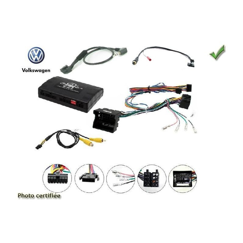 CDE AU VOLANT POUR VOLKSWAGEN GOLF 7 2013- AVEC INFODAPTER CDE AU VOLANT POUR VOLKSWAGEN GOLF 7 2013- AVEC INFODAPTER