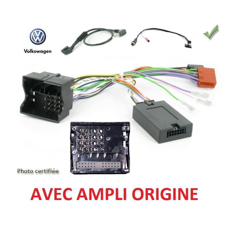 CDE AU VOLANT POUR VOLKSWAGEN PASSAT 2012-2015 AVEC AMPLI CDE AU VOLANT POUR VOLKSWAGEN PASSAT 2012-2015 AVEC AMPLI