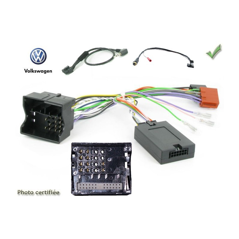 CDE AU VOLANT POUR VOLKSWAGEN POLO 2005-2014 FAKRA SANS RADAR CDE AU VOLANT POUR VOLKSWAGEN POLO 2005-2014 FAKRA SANS RADAR