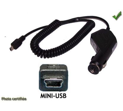 CHARGEUR ALLUME CIGARE 12/24V CONNECTIQUE MINI USB