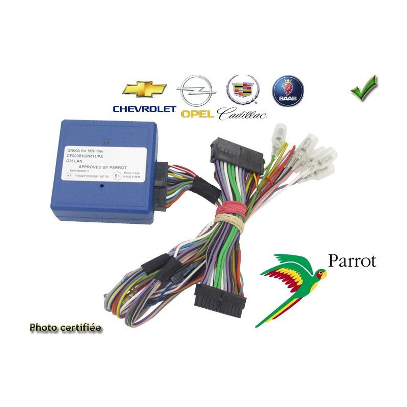 COMMANDE AU VOLANT PARROT SERIE MKI ET ASTEROID SPECIALE GM 2008-