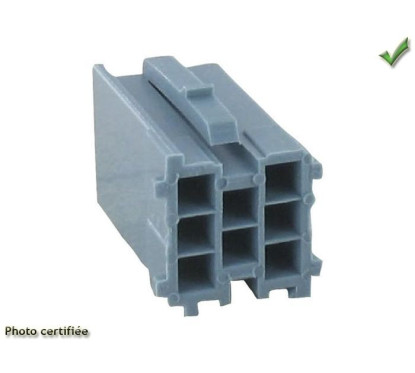 CONNECTEUR MINI ISO BLEU