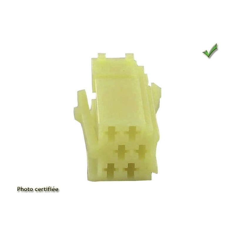 CONNECTEUR MINI ISO JAUNE