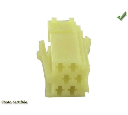 CONNECTEUR MINI ISO JAUNE