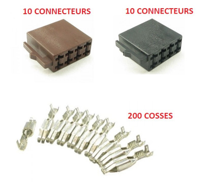 CONNECTEURS ISO HP+ALIM VRAC VENDU PAR10 PIECES
