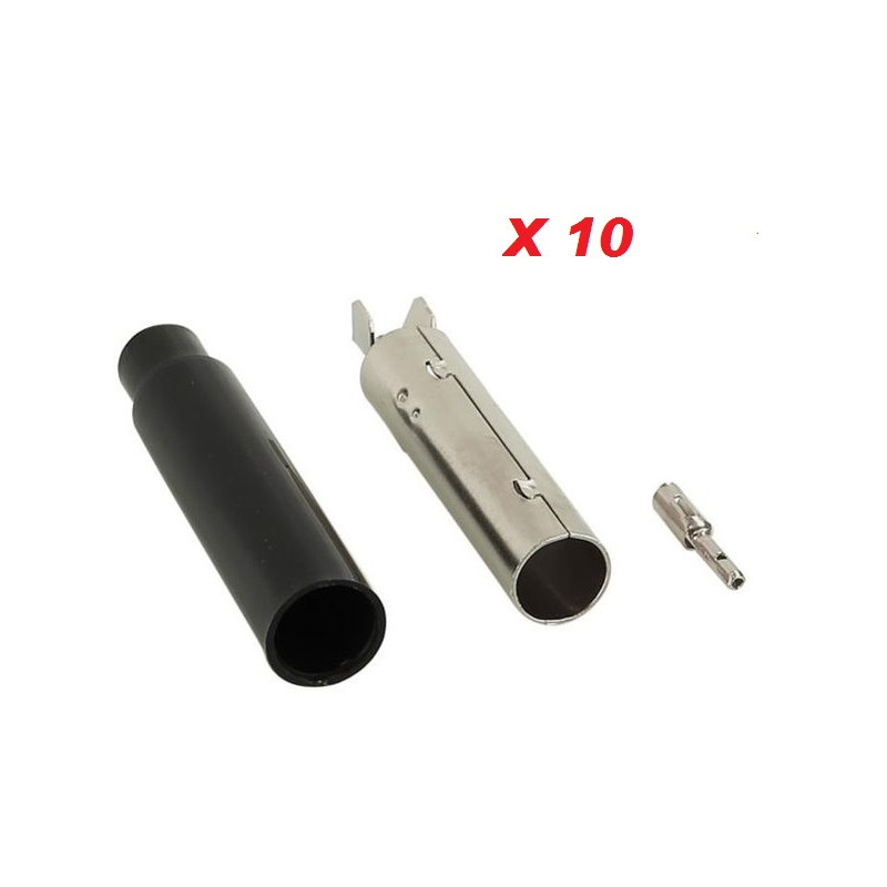 CONNEXION FEMELLE POUR ANTENNE DIN SPA4 F (PRIX PAR 10 PIECES MINIMUM)