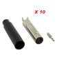 CONNEXION FEMELLE POUR ANTENNE DIN SPA4 F (PRIX PAR 10 PIECES MINIMUM)