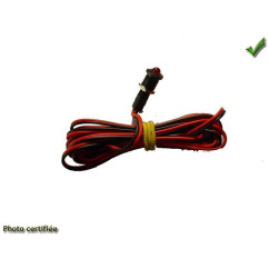 DIODE LED CLIGNOTANTE 12V 5MM ROUGE A VIS
