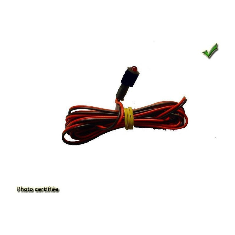 DIODE LED CLIGNOTANTE 12V 5MM ROUGE CLIPS