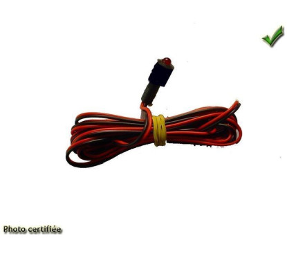 DIODE LED CLIGNOTANTE 12V 5MM ROUGE CLIPS