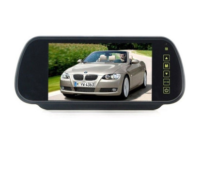 ECRAN RETROVISEUR VIDEO COULEUR 7 POUCES 12V TFT LCD