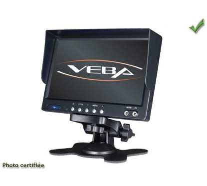 ECRAN VIDEO COULEUR 7 POUCES DE 9 A 36V TFT LCD