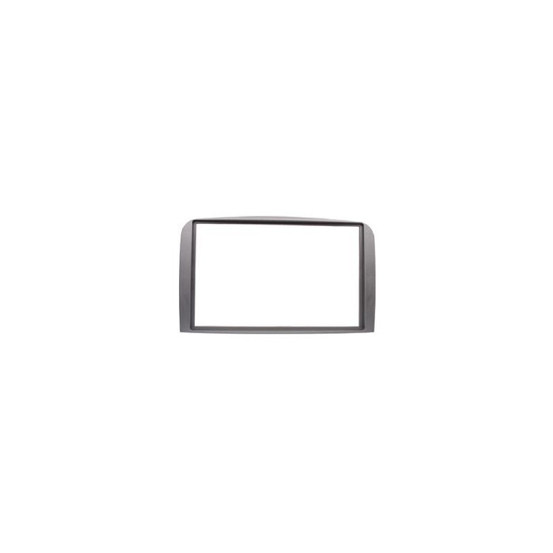 FACADE AUTORADIO DOUBLE DIN ALFAROMEO 147 2005- GT GRIS FONCE