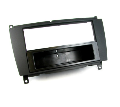 FACADE AUTORADIO DOUBLE DIN MERCEDES CLK 07/2004-2010 (W209) NOIR MAT