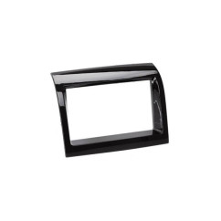 FACADE AUTORADIO DOUBLE DIN PEUGEOT BOXER 2011- NOIR LAQUE