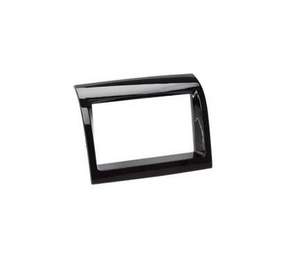 FACADE AUTORADIO DOUBLE DIN PEUGEOT BOXER 2011- NOIR LAQUE