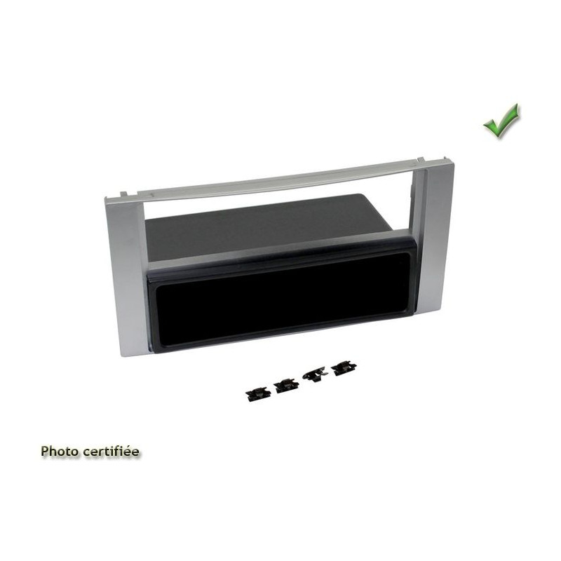 FACADE AUTORADIO FORD TRANSIT 2006-2013 ARGENT