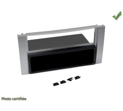 FACADE AUTORADIO FORD TRANSIT 2006-2013 ARGENT