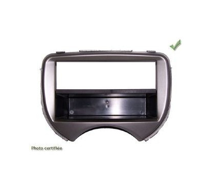 FACADE AUTORADIO NISSAN MICRA (K13) 2011-2013 ARGENT