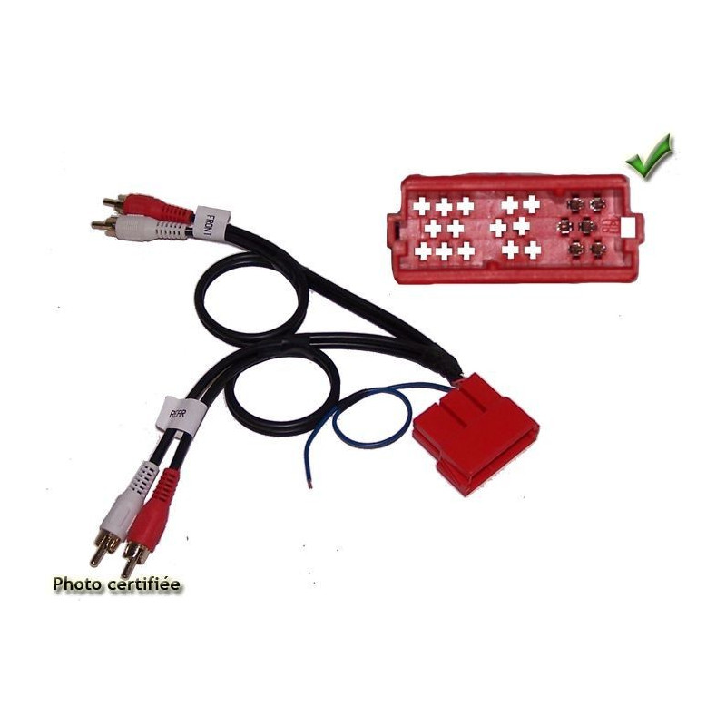 FAISCEAU AUTORADIO ALFA 147 2000-2005 SANA ISO HP AMPLI ORIGINE MINI ISO-2X2 RCA FAISCEAU AUTORADIO ALFA 147 2000-2005 SANA ISO HP AMPLI ORIGINE MINI ISO-2X2 RCA