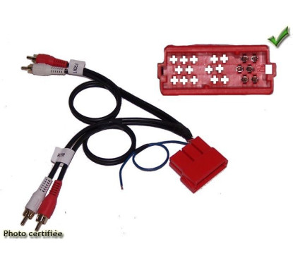 FAISCEAU AUTORADIO ALFA 156 2002-2005 SANA ISO HP AMPLI ORIGINE MINI ISO-2X2 RCA