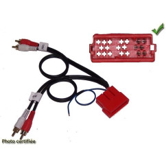 FAISCEAU AUTORADIO ALFA GT 2005- SANA ISO HP AMPLI ORIGINE MINI ISO-2X2 RCA