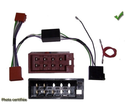 FAISCEAU AUTORADIO AUDI A4 1995-1998 4X40W SYSTEME AMPLIFIE NON BOSE ISO 10 VOIES