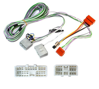FAISCEAU AUTORADIO BY PASS JEEP CHEROKEE (KJ) 2002-2007 AVEC AMPLI  ISO 4HP
