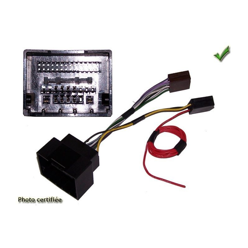 FAISCEAU AUTORADIO CHEVROLET SPARK 2013- ISO 4HP VOIR LISTE