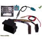 FAISCEAU AUTORADIO CITROEN FIAT PEUGEOT 2004- 4HP ISO FAKRA + ADAPTATEUR ANTENNE