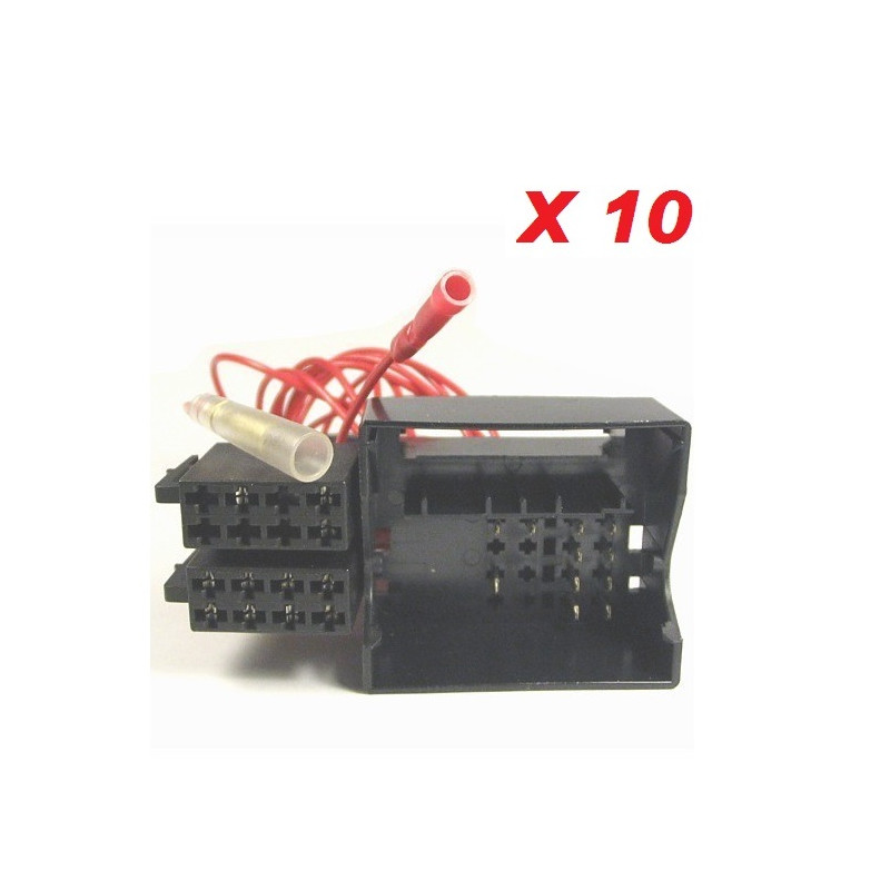 FAISCEAU AUTORADIO CITROEN PEUGEOT FIAT ALFA 2004- FAKRA VERS ISO 4HP (PRIX PAR 10 PIECES MINIMUM) FAISCEAU AUTORADIO CITROEN PEUGEOT FIAT ALFA 2004- FAKRA VERS ISO 4HP (PRIX PAR 10 PIECES MINIMUM)