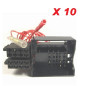 FAISCEAU AUTORADIO CITROEN PEUGEOT FIAT ALFA 2004- FAKRA VERS ISO 4HP (PRIX PAR 10 PIECES MINIMUM) FAISCEAU AUTORADIO CITROEN PEUGEOT FIAT ALFA 2004- FAKRA VERS ISO 4HP (PRIX PAR 10 PIECES MINIMUM)