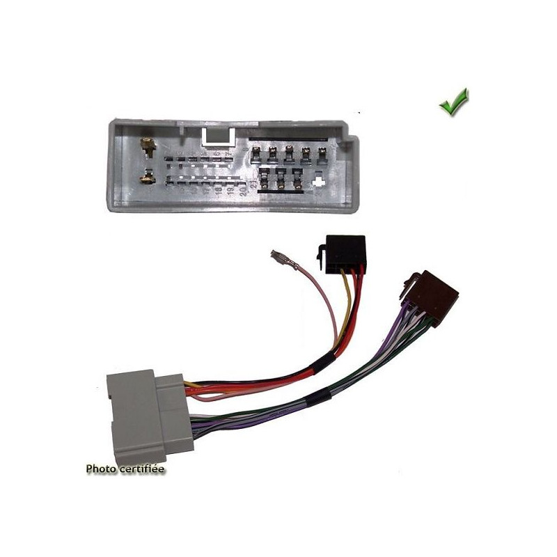 FAISCEAU AUTORADIO FORD RANGER 1998-2012 4HP ISO