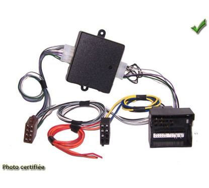 FAISCEAU AUTORADIO ISO FAKRA 4X40W AUDI A4 2004-2007 SYSTEME AMPLIFIE BOSE